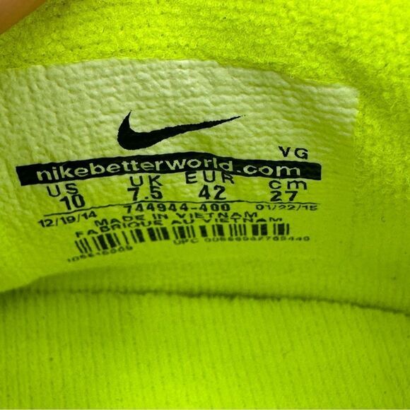 NIKE Hypervenom Phade II FG Blue Lagoon‎ Soccer Cleats 744944-400 Women's Sz 10 - Picture 6 of 7